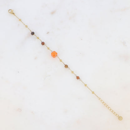 Bracelet avec pierres naturelles