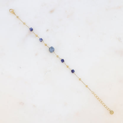 Bracelet avec pierres naturelles