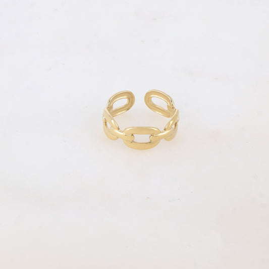 Bague motif géométrique