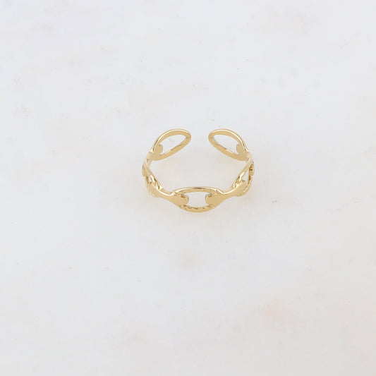 Bague motif géométrique