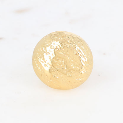 Bague avec pièce martelée