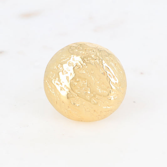 Bague avec pièce martelée