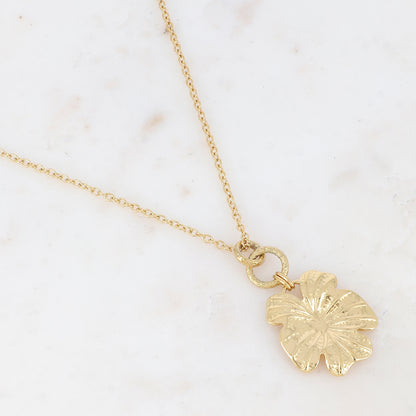 Collier avec avec fleur (60+5CM)