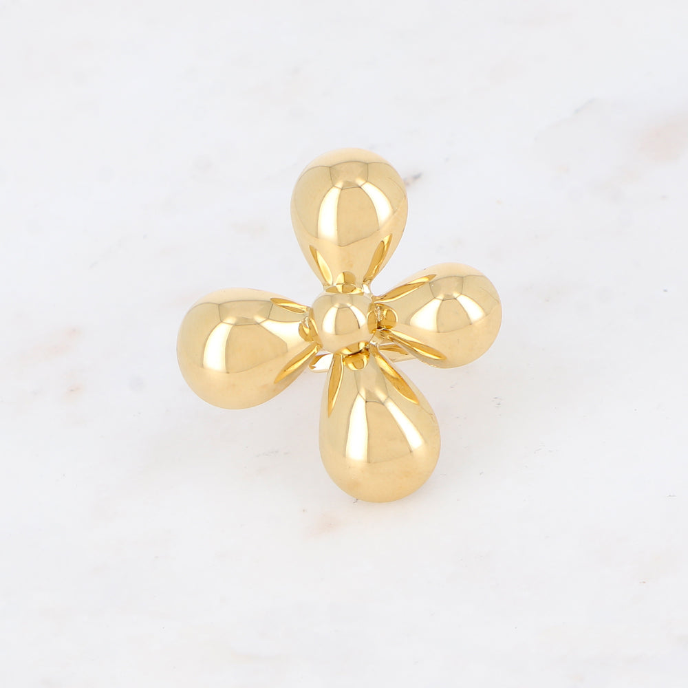 Bague avec fleur