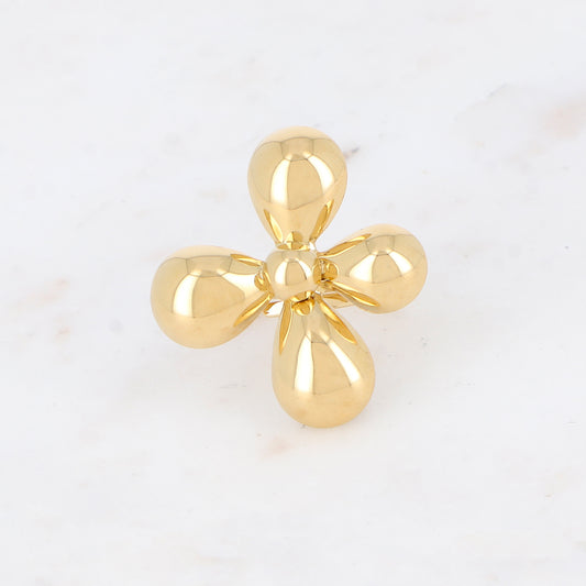 Bague avec fleur