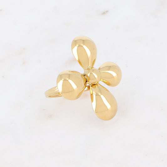 Bague avec fleur
