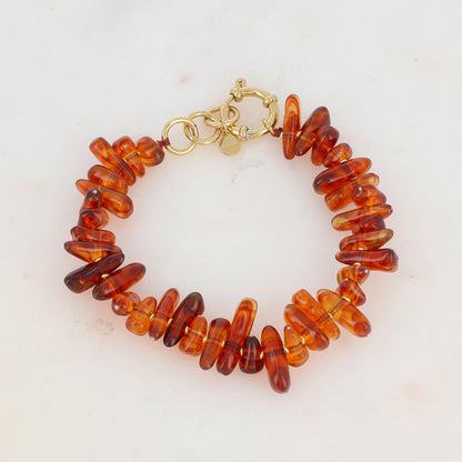Bracelet avec perles en résine