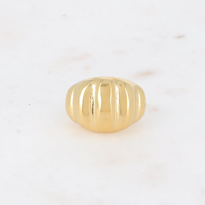 Bague - anneau effet coquillage