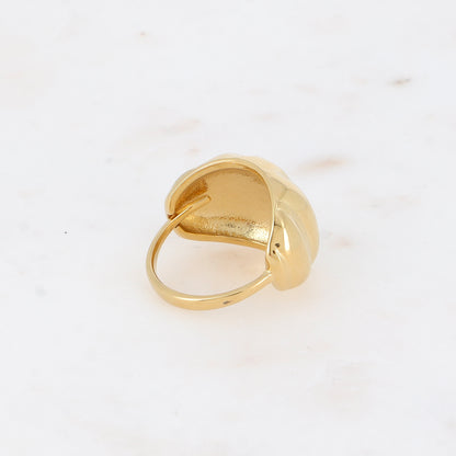 Bague - anneau effet coquillage