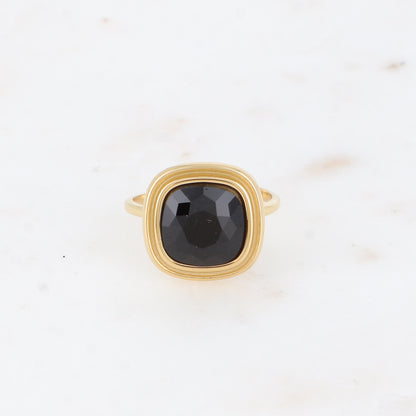 Bague - cristaux 10mm jet