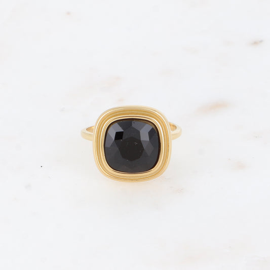 Bague - cristaux 10mm jet