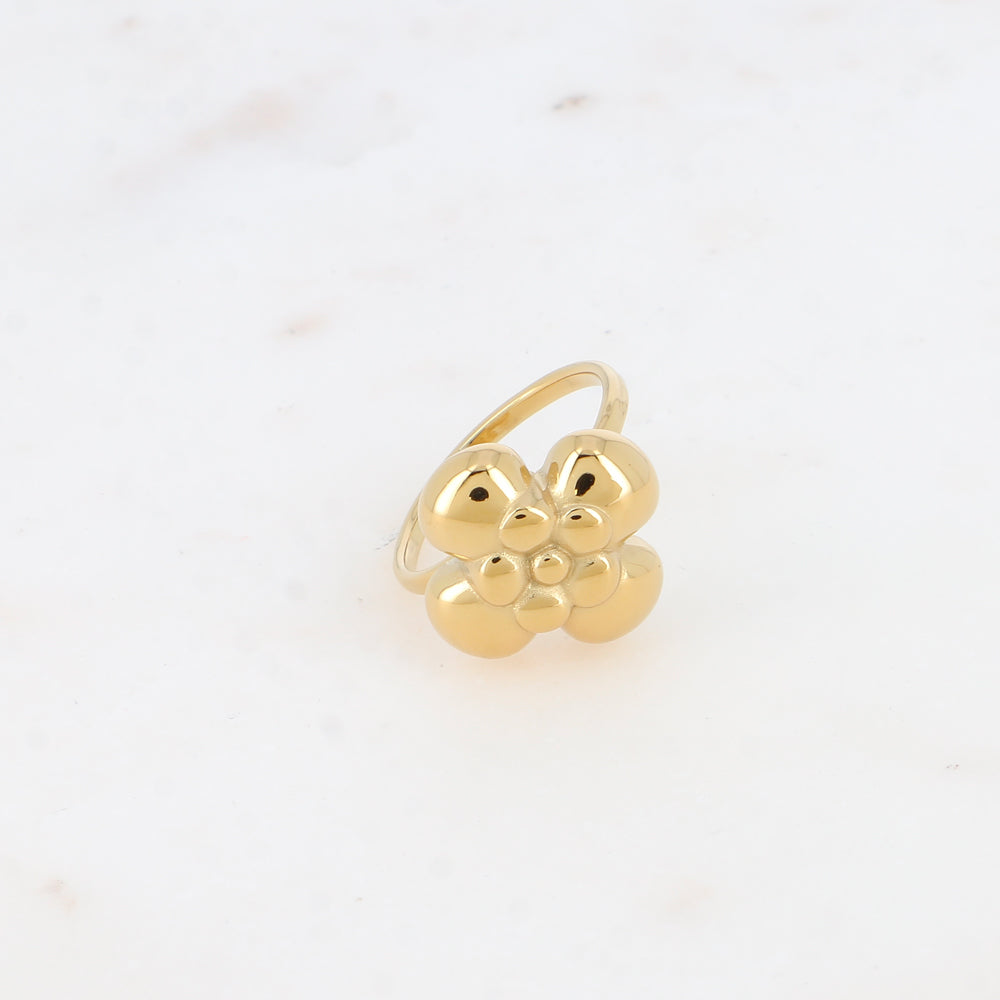 Bague fine - motif fleur