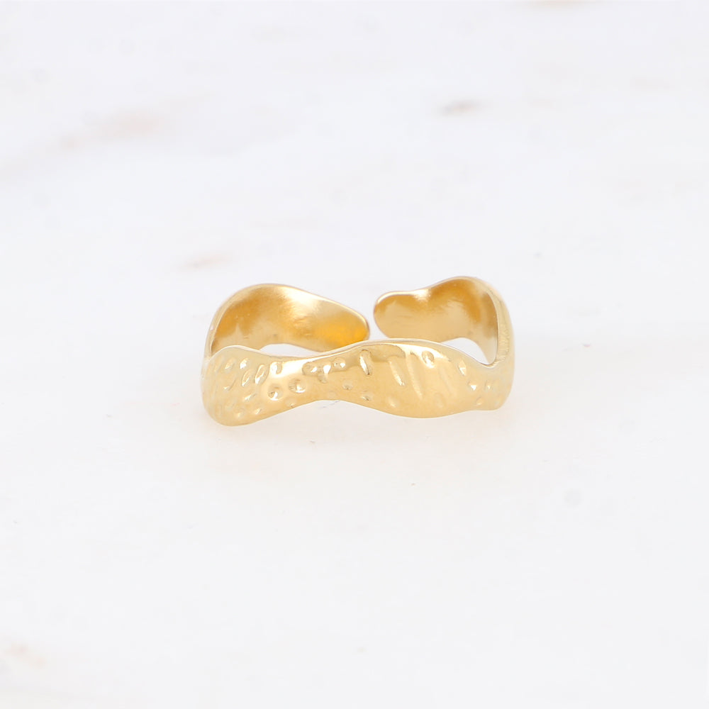 Bague martelée