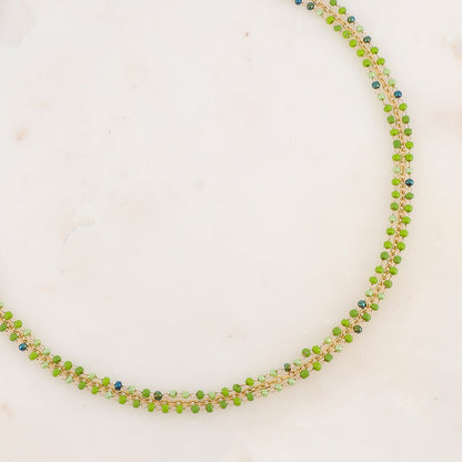 Collier trois rangs avec perles de rocaille (40/42/45+5CM)