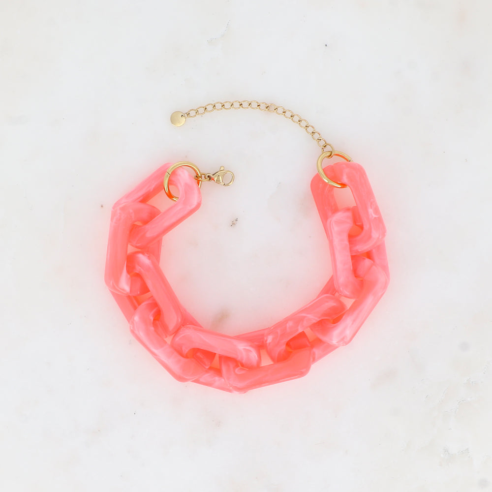 Bracelet avec résines rectangulaires