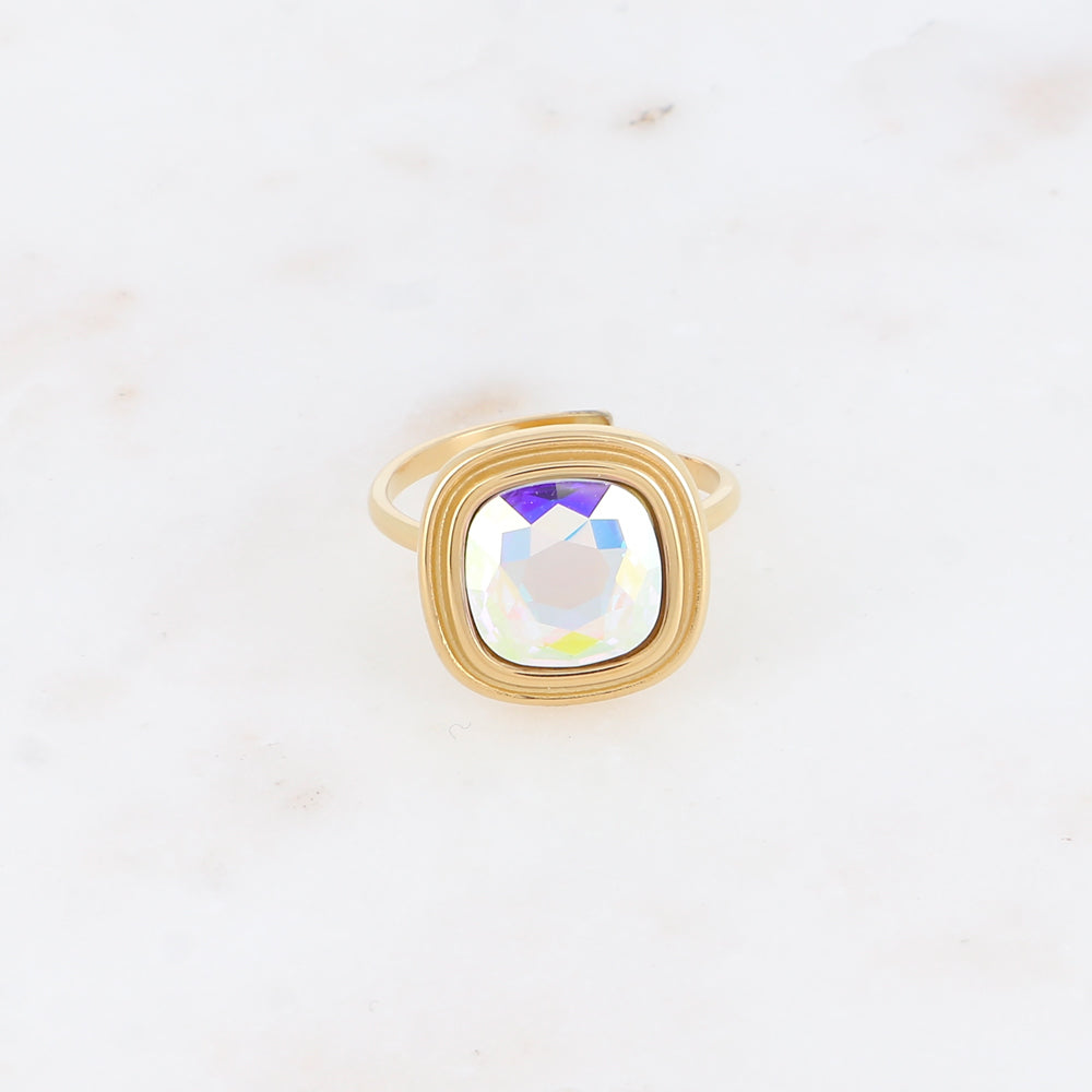 Bague - cristaux 10mm