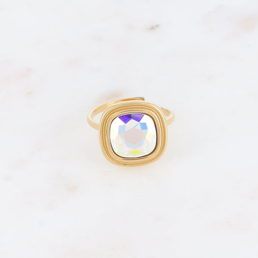 Bague - cristaux 10mm