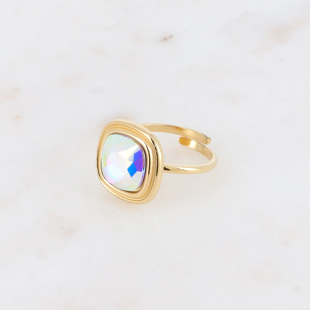 Bague - cristaux 10mm