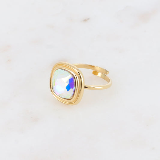 Bague - cristaux 10mm