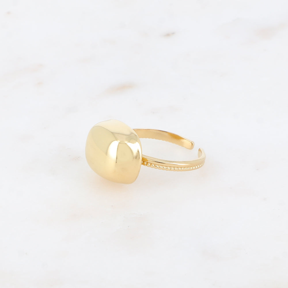 Bague - forme rectangulaire bombé