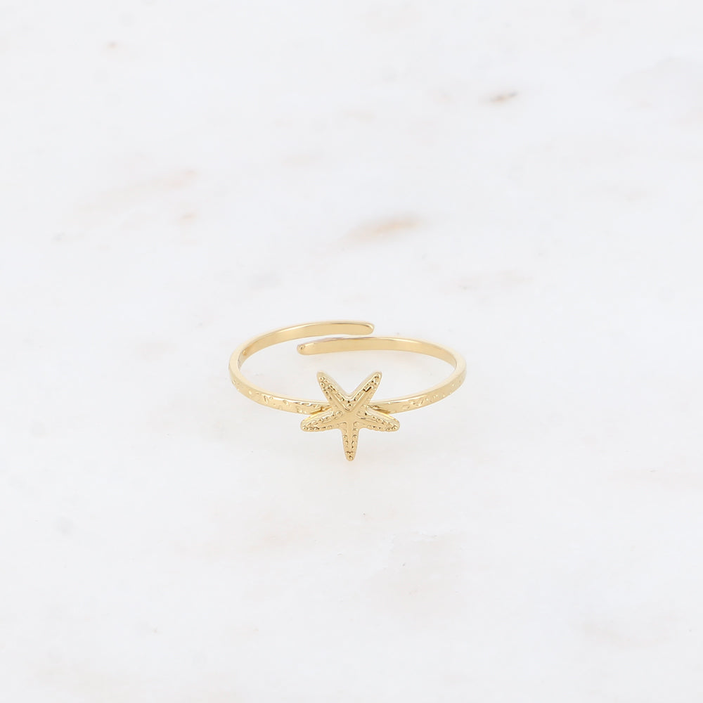 Bague - petite étoile de mer