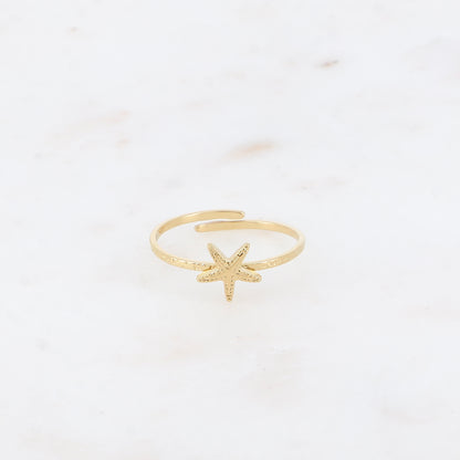 Bague - petite étoile de mer
