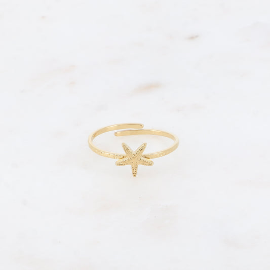 Bague - petite étoile de mer