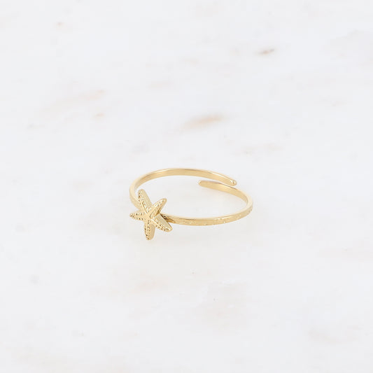 Bague - petite étoile de mer