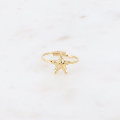 Bague - grande étoile de mer