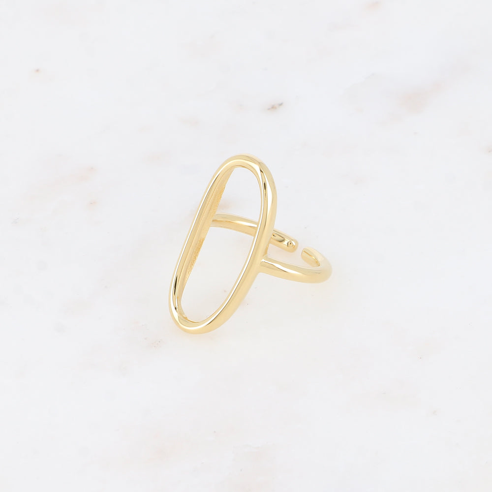 Bague fine - grand ovale ajouré