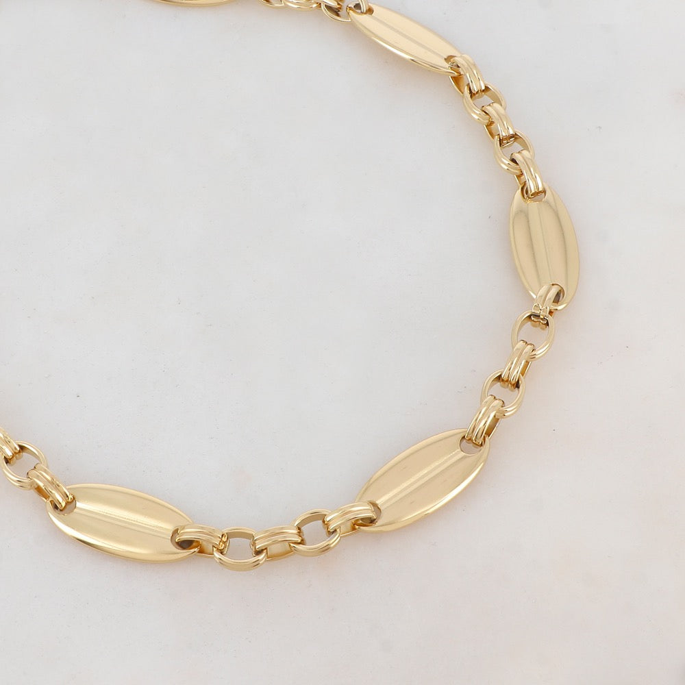 Collier en maille 45+5 cm