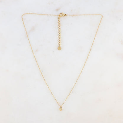 Collier avec pendentif boule 45+5 cm