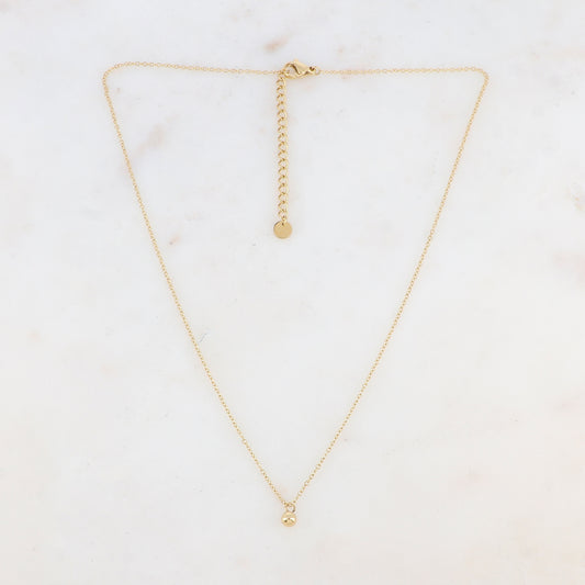 Collier avec pendentif boule 45+5 cm