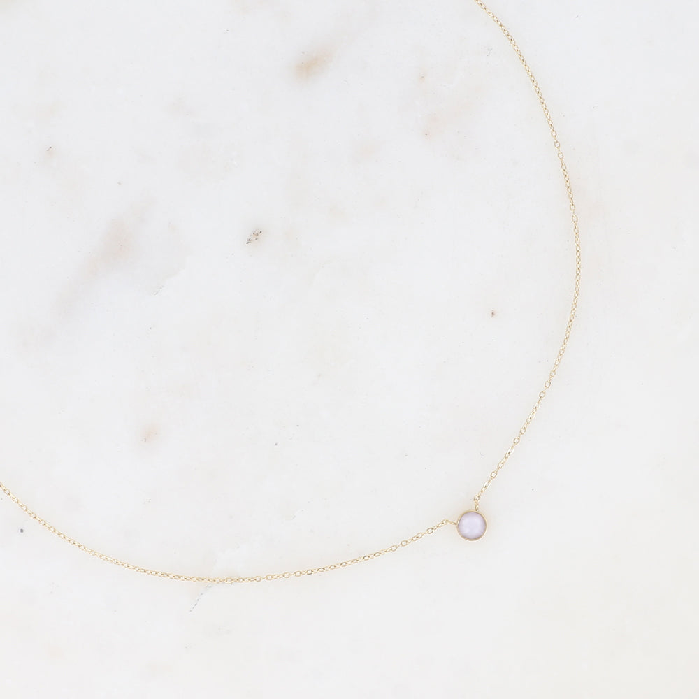 Collier orné de cristal de Swarovski® PP20 - Powder rose
