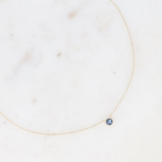Collier orné de cristal de Swarovski® PP20 - Denim blue