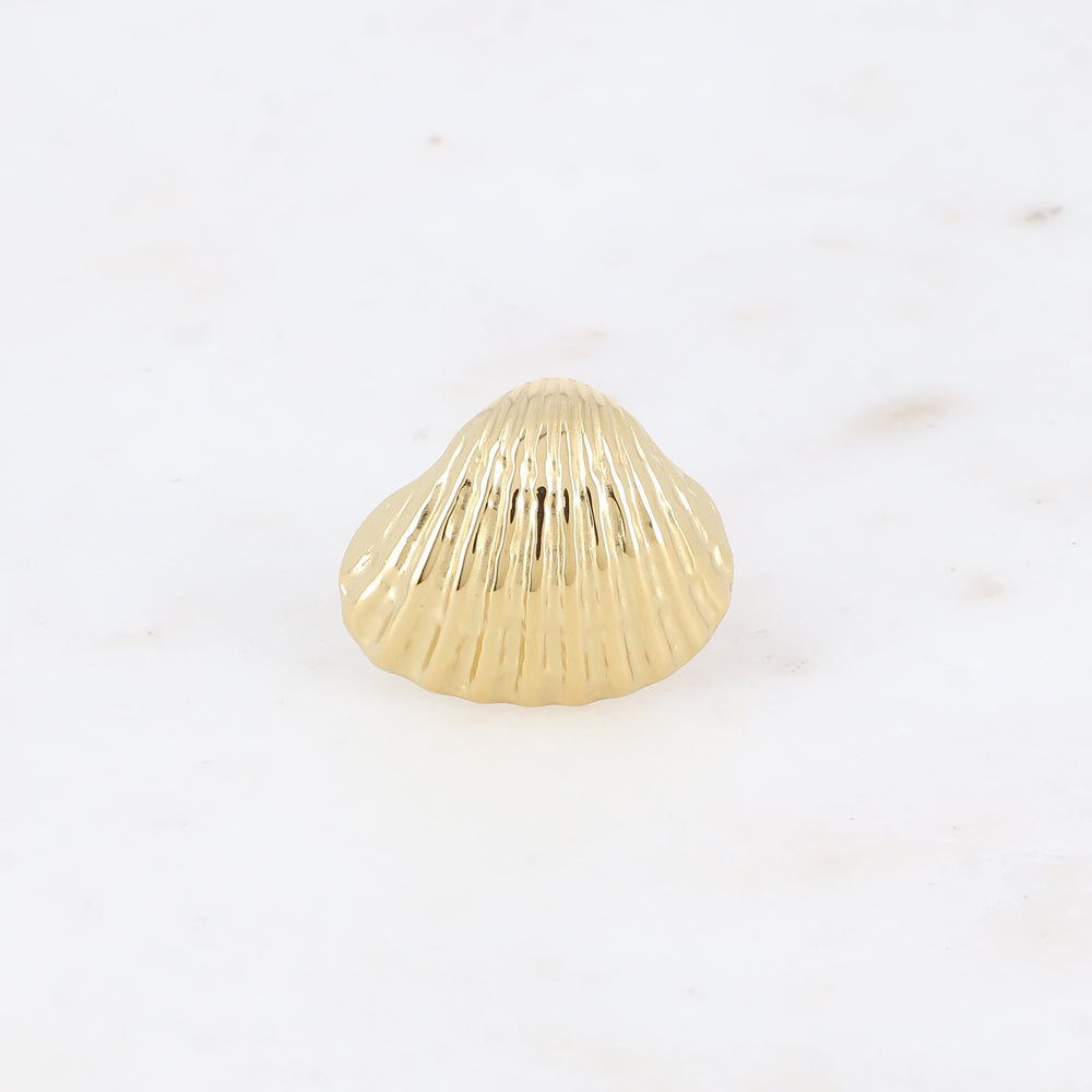 Bague - coquillage texturé