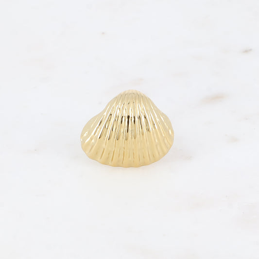Bague - coquillage texturé