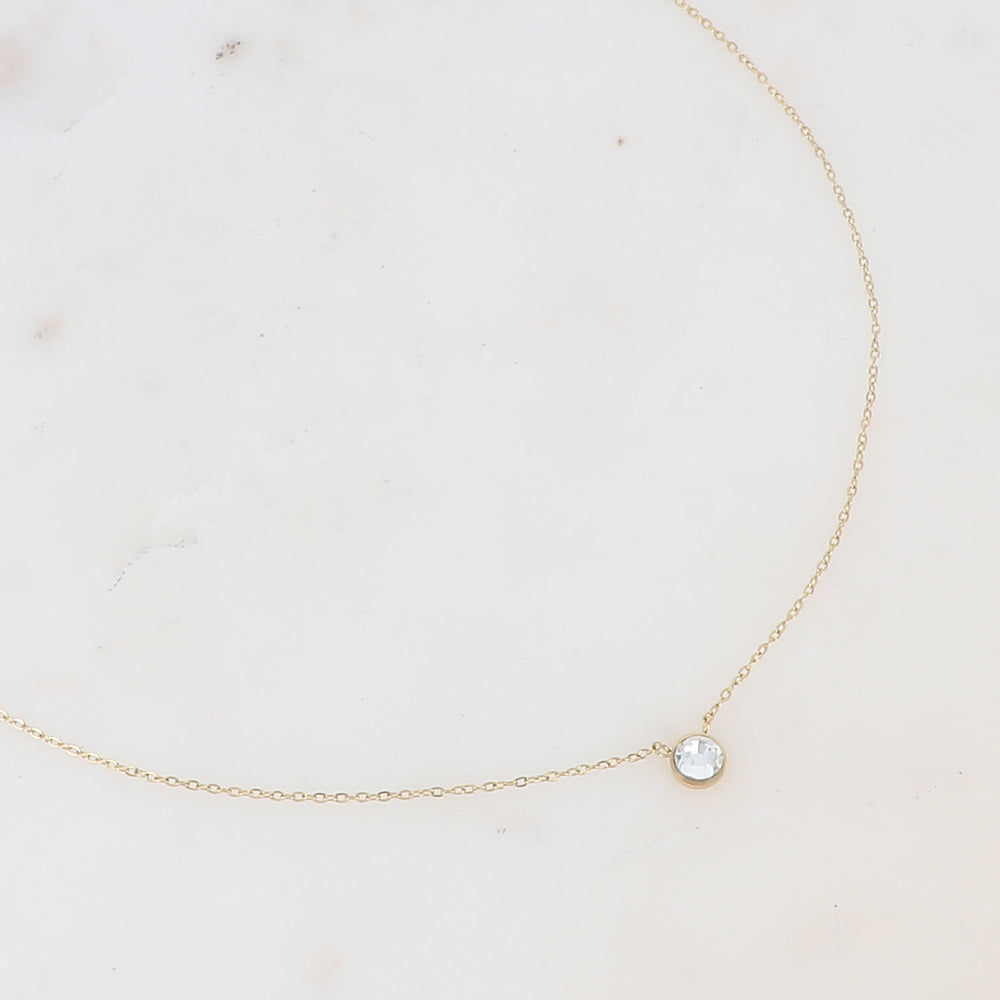 Collier orné de cristal de Swarovski® PP20 - Crystal