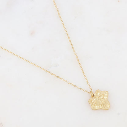 Collier avec pendentif feuille (40+5CM)
