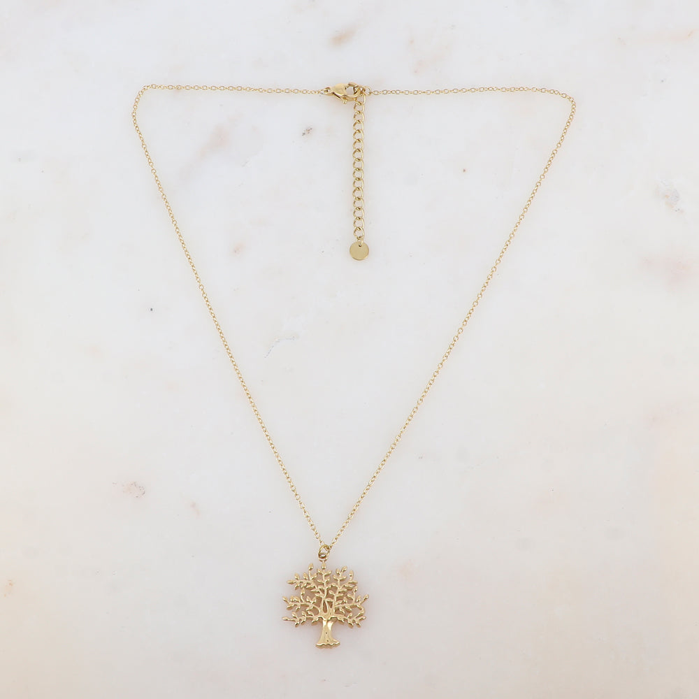 Collier avec pendentif arbre de vie (40+5CM)