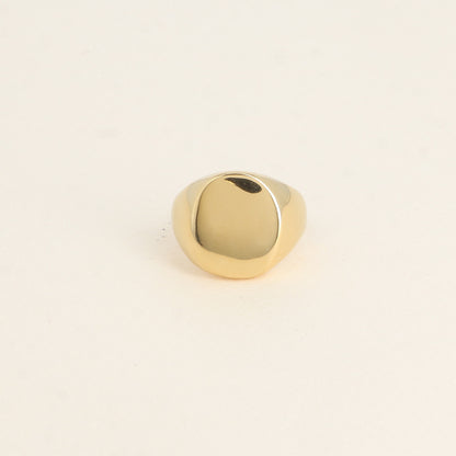 Bague - chevalière forme ovale
