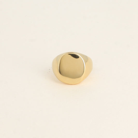 Bague - chevalière forme ovale