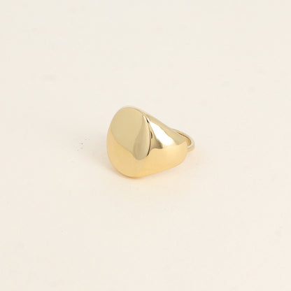 Bague - chevalière forme ovale