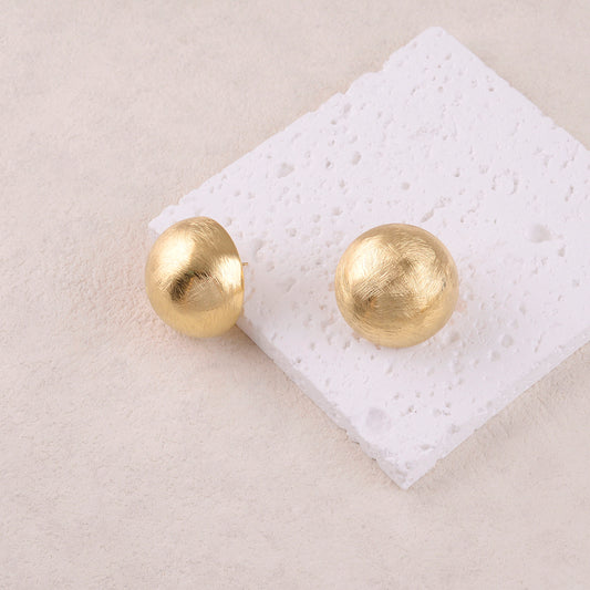 B.O à puce avec demi-boule effet brossé (30MM)