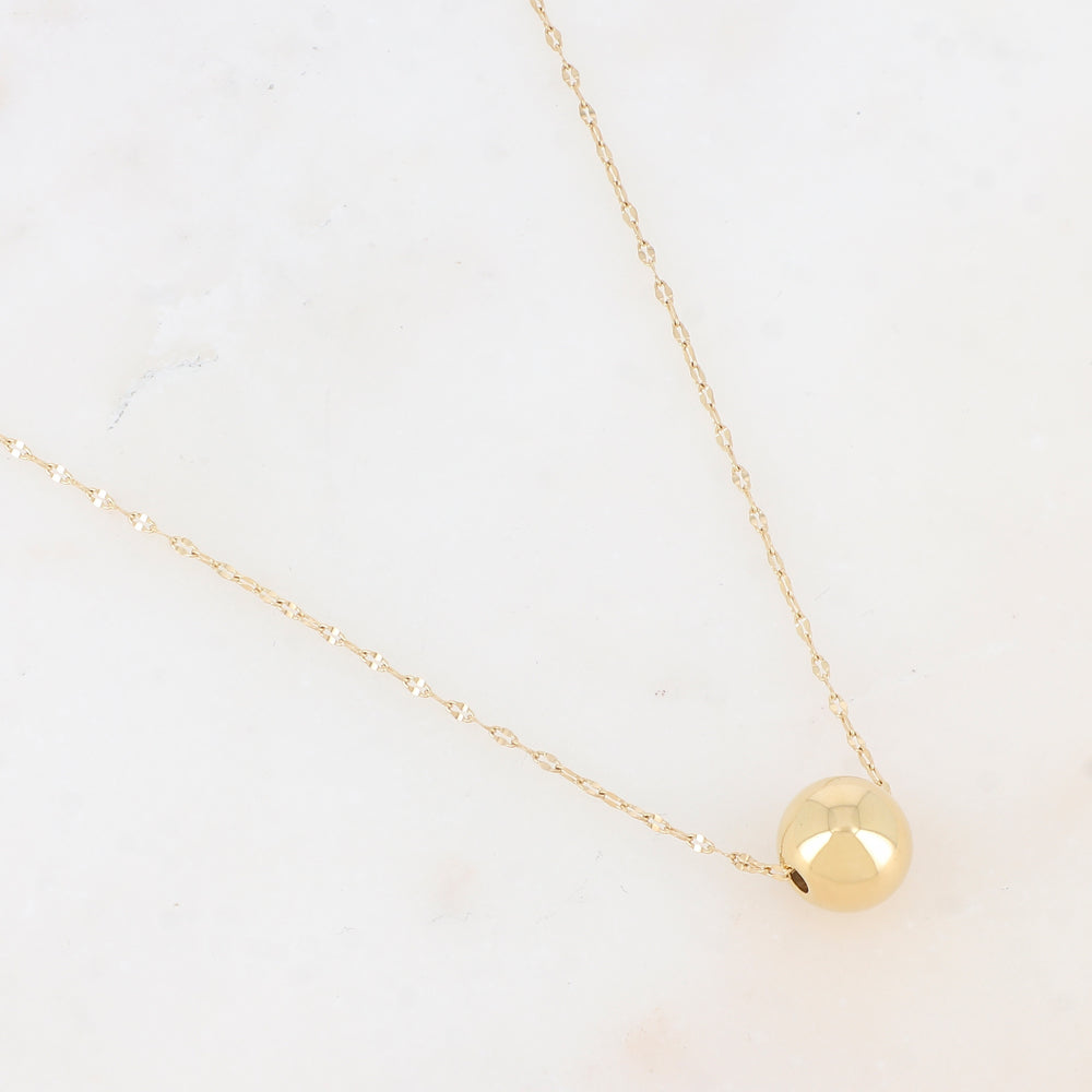 Collier avec une boule (40+5CM)