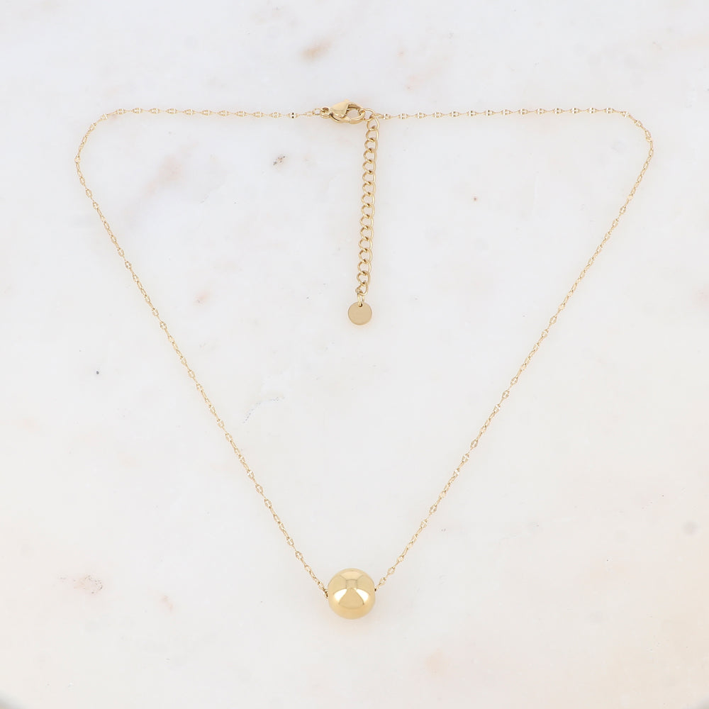 Collier avec une boule (40+5CM)