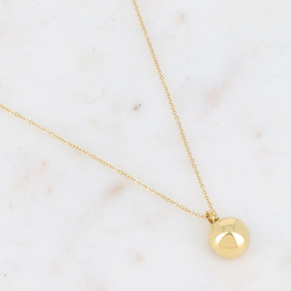 Collier avec demi-boule (40+5CM)