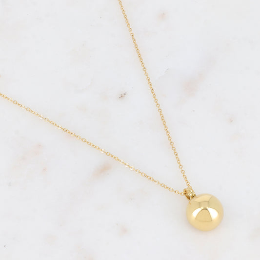 Collier avec demi-boule (40+5CM)