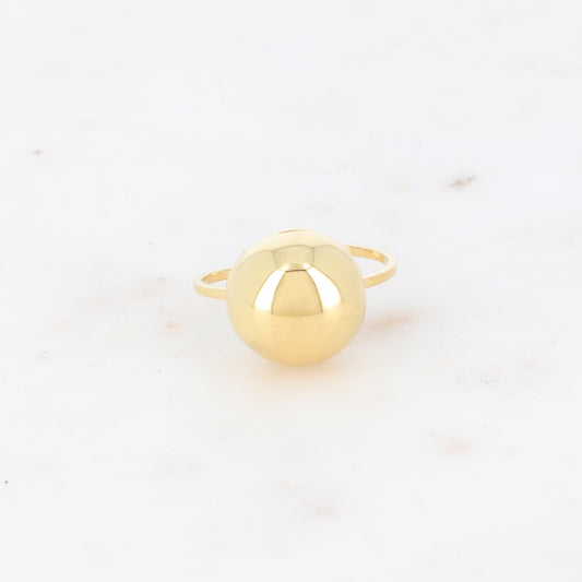 Bague avec demi-boule