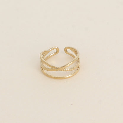 Bague - 3 anneaux entrecroisés